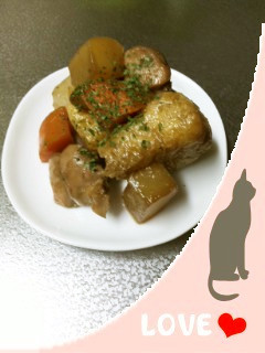 冷凍お弁当お肉おかずストック:麺つゆ鶏煮-レシピのメイン写真