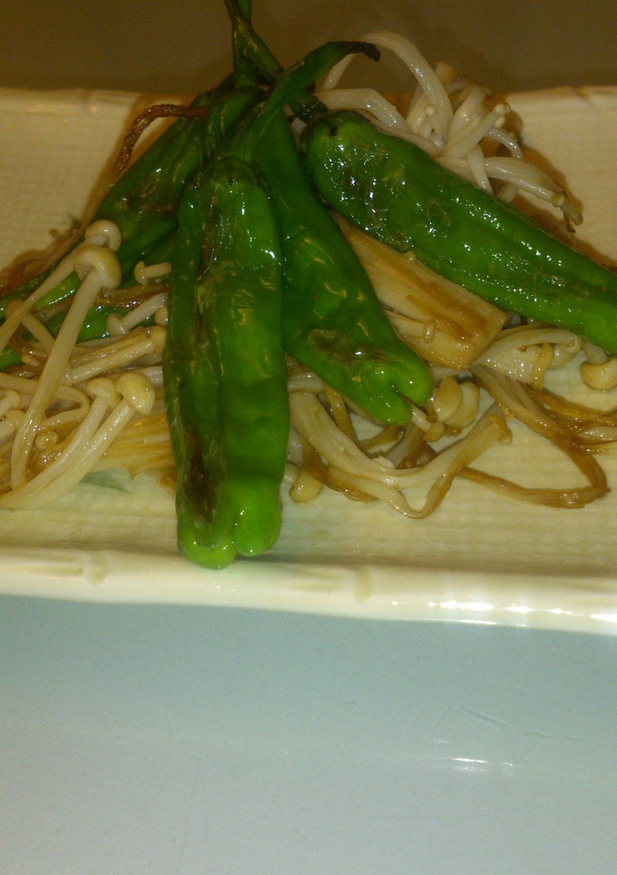 えのきとししとうの生姜醤油あえ-レシピのメイン写真