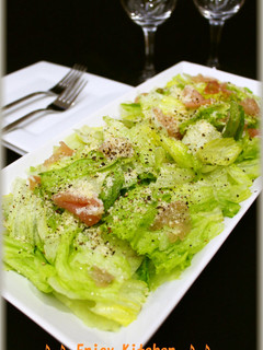 簡単♪生ハムとレタスでイタリアンサラダ-レシピのメイン写真