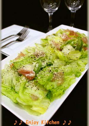 簡単♪生ハムとレタスでイタリアンサラダ-レシピのメイン写真