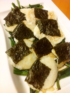 大和芋の焼き餅withニラにんにく醤油-レシピのメイン写真