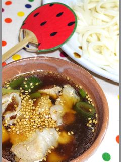 豚肉の旨味でがっつけ!簡単絶品肉汁うどん-レシピのメイン写真