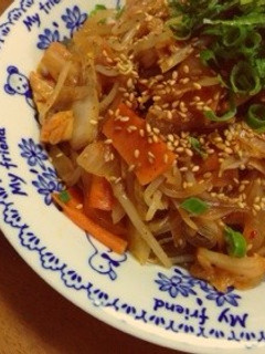 簡単!焼肉のタレでチャプチェ風はるさめ-レシピのメイン写真