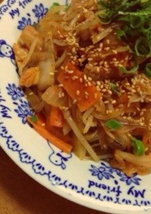 簡単!焼肉のタレでチャプチェ風はるさめ-レシピのメイン写真