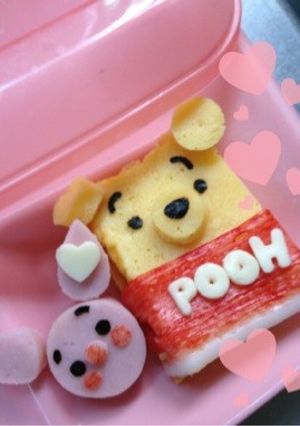 キャラ弁☆プーさん＆ピグレット-レシピのメイン写真
