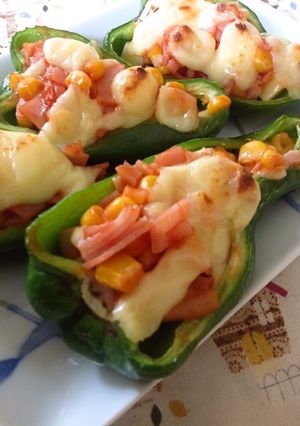 クックルン料理♪ピーマンカップ-レシピのメイン写真