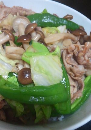 冷蔵庫をスッキリ！残り食材の簡単野菜炒め-レシピのメイン写真