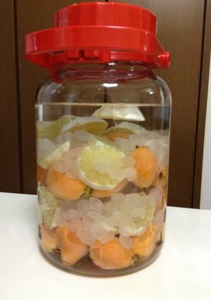 レモンたっぷりびわ酒-レシピのメイン写真