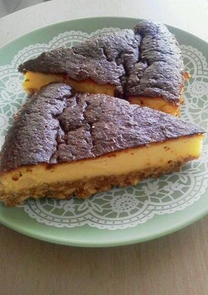 簡単☆材料5つで！チーズプリンケーキ風♪-レシピのメイン写真