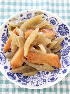 ふきとさつま揚げの炒めもの-レシピのメイン写真