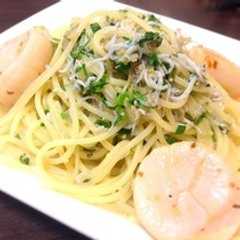 รูปของ 香味野菜とホタテの和風ペペロンチーノ