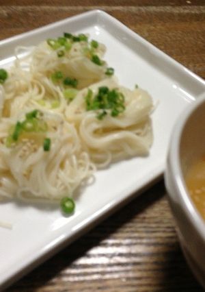 アレンジそうめん　あっさり塩だれ-レシピのメイン写真