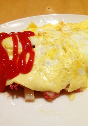 時短☆コンビーフとポテトのオムレツ-レシピのメイン写真