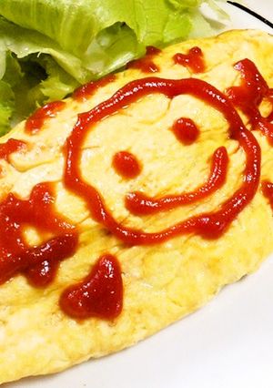 ふわふわ☆破れにくい☆オムライスの卵♪-レシピのメイン写真