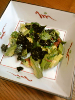 ご飯がおいしい梅干アボカド(^^♪-レシピのメイン写真