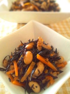 大豆入り☆ひじきの煮もの-レシピのメイン写真
