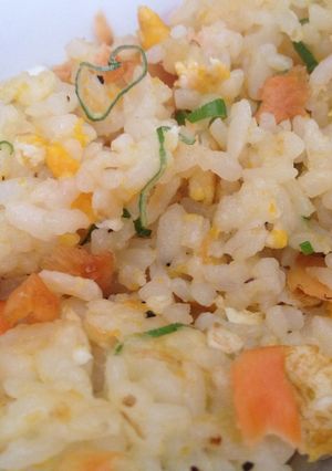 鮭チャーハン-レシピのメイン写真