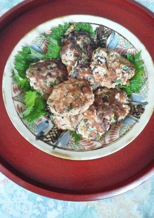 居酒屋風ひじきの照りつくね豆腐ハンバーグ-レシピのメイン写真