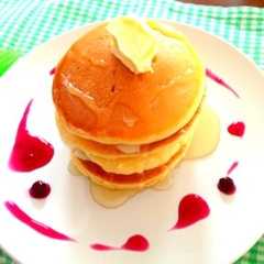 ふわふわパンケーキ♡-レシピのメイン写真