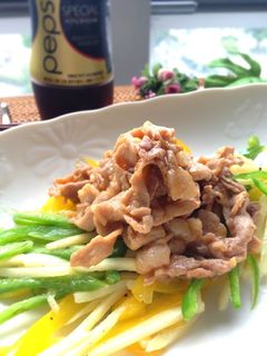 シャキシャキ野菜の肉あんかけ☆青椒肉絲風-レシピのメイン写真
