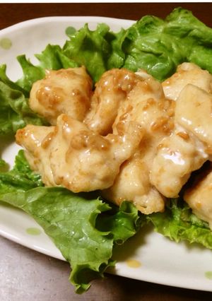 鶏の唐揚げ♪ハニーマヨ麹和え-レシピのメイン写真