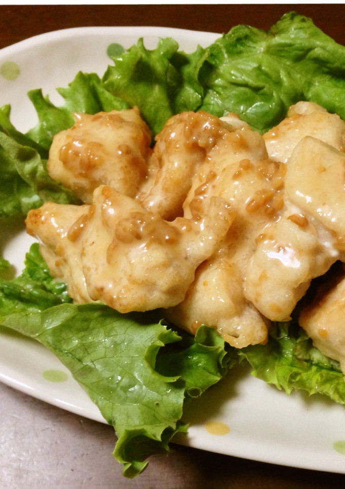 鶏の唐揚げ♪ハニーマヨ麹和え-レシピのメイン写真