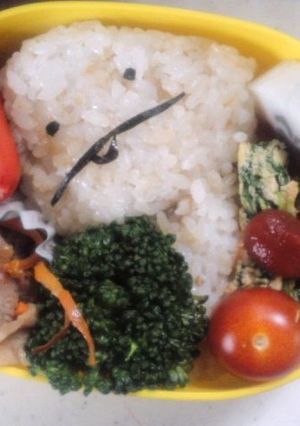 なめこキャラ弁☆ななめこ-レシピのメイン写真