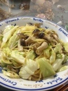 しめじとキャベツの味噌風味パスタ-レシピのメイン写真