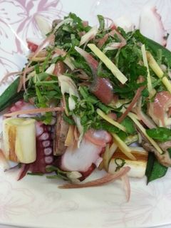 旨い♪タコと焼き野菜の和風サラダ☆☆-レシピのメイン写真