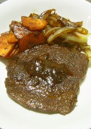 牛のもも肉のココナツ照り焼き-レシピのメイン写真