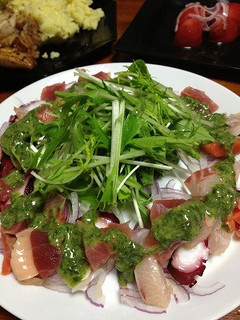 切り落とし刺身で豪華なカルパッチョ-レシピのメイン写真