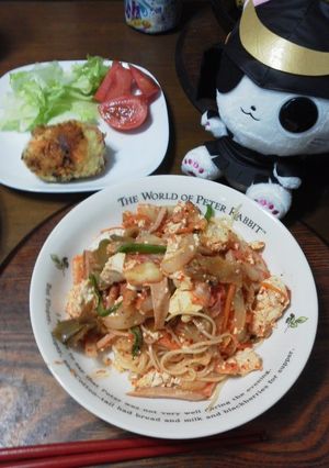 ボリューム満点キムチチャンプルー-レシピのメイン写真