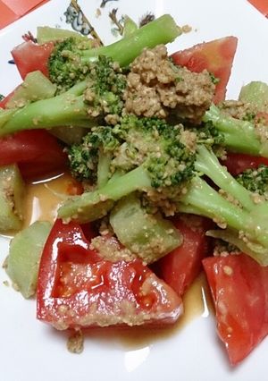 ブロッコリーのポン酢ゴマ和え-レシピのメイン写真