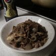 豚肉とキノコの照り焼き風生姜焼き