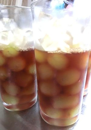 ぶどうde紅茶レモンゼリー-レシピのメイン写真