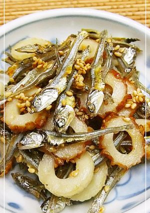 手軽にカルシウム♬小魚とちくわの甘辛-レシピのメイン写真