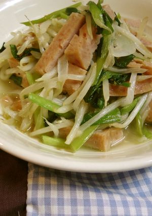 ★旨い!!簡単SPAMで野菜炒め★-レシピのメイン写真