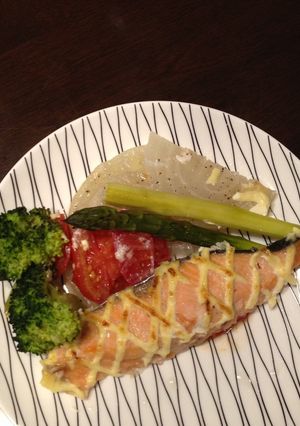 トースターで鮭のマヨ焼き-レシピのメイン写真