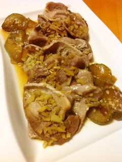 豚の生姜焼きwith瓜の煮物-レシピのメイン写真
