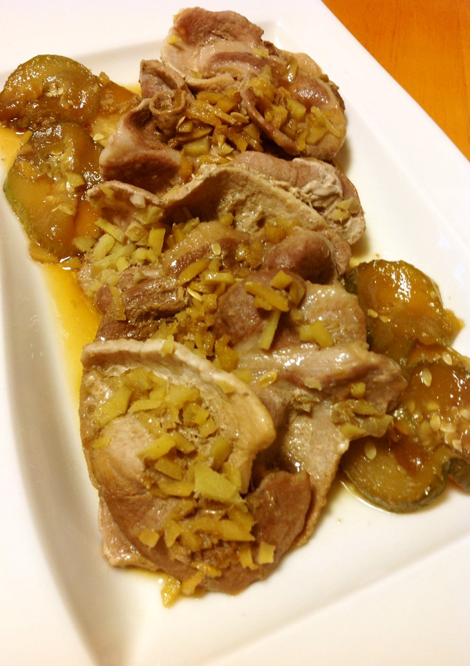 豚の生姜焼きwith瓜の煮物-レシピのメイン写真