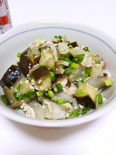 茄子と豆腐の炒め煮-レシピのメイン写真