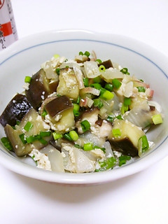 茄子と豆腐の炒め煮-レシピのメイン写真