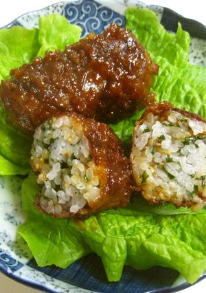 こくうま、肉巻きおにぎり-レシピのメイン写真