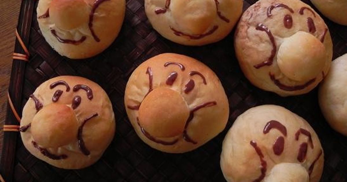 Hb簡単ふわふわ☆チョコアンパンマンパン by 140㎝わんたるママ