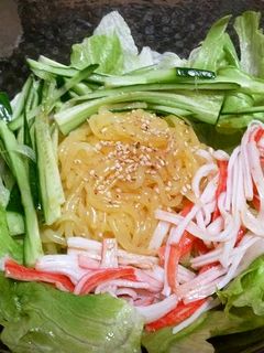 冷やし中華風こんにゃくサラダ-レシピのメイン写真