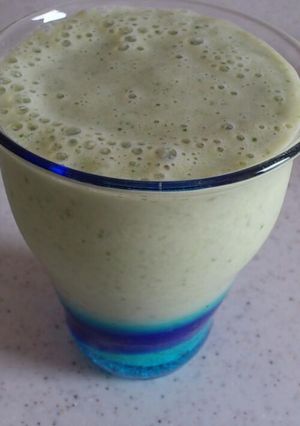豆乳+メロン+バナナのスムージー-レシピのメイン写真