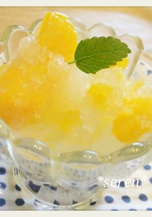 VITACOCO･桃マンゴーシャーベット-レシピのメイン写真