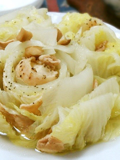 サラダ白菜の蒸し物-レシピのメイン写真