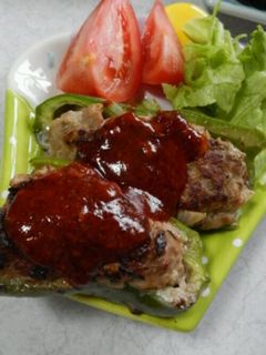 ヘルシー☆ピーマンの肉詰め☆-レシピのメイン写真