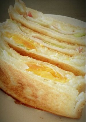 フライパンで楽々ホットサンド-レシピのメイン写真